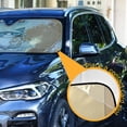 thumbnail image 3 of Iauyy Foldable Windshield Sun Shade for Cars, Interior Sun Protection for car UV Protection for Sedan/SUV/Truck, (S/M/L) Frown, 3 of 8