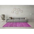 thumbnail image 3 of Ahgly Company Indoor Square Abstract Pink Contemporary Area Rugs, 7' Square, 3 of 4