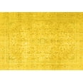 thumbnail image 1 of Ahgly Company Machine Washable Indoor Rectangle Persian Yellow Traditional Area Rugs, 5' x 7', 1 of 4