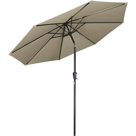 Metal Patio Umbrella Outdoor Table Deck Yard Garden Market Sun Shade Parasol