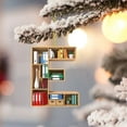 thumbnail image 2 of CuiLiyq Bookcase Hanging A to Z Letter Shaped Bookshelf Pendant, Christmas Tree Hanging Decorations, Acrylic Ornament Xmas Decor (Acrylic, Letter-E), 2 of 6