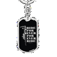 thumbnail image 5 of Ride For Ever For Ever Ride Biker Stainless Steel or 18k Gold Premium Swivel Dog Tag Keychain, 5 of 10