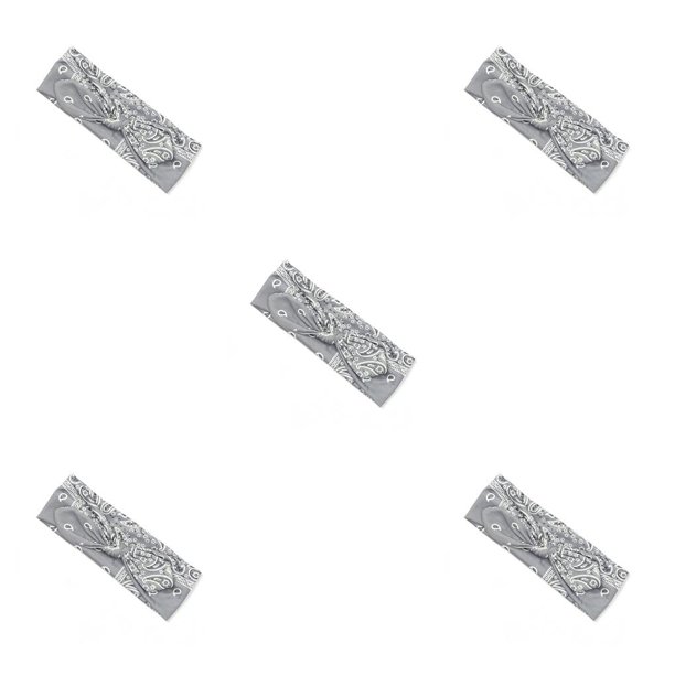 Guardurnaity Exquisitas bandas para el cabello pajarita ajustable Multicolor suministros para el hogar decoración accesorios del Día de San Valentín para Gris 5piezas Guardurnaity CBP219544