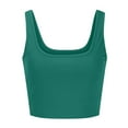 thumbnail image 5 of Square Neck Tank Top Women Sevevn Fashion Women's Summer Square Neck Sleeveless Solid Casual Blouses Tops Summer Tank Tops For Women, 5 of 6