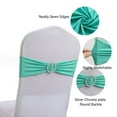 thumbnail image 3 of 30PCS Chair Sashes Bows Stretch Chair Cover Band with Buckle Slider for Wedding Party Ceremony Reception Banquet Decoration - Daphne, 3 of 5