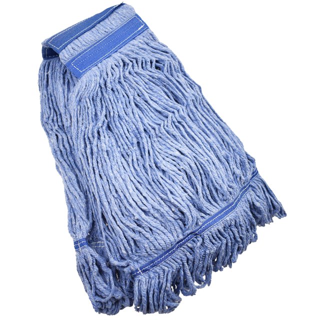 Mop Head Replacement Commercial Heavy Duty String Blue Wet Mop Heads