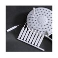 thumbnail image 1 of Shower Hole Cleaning Brush Hose Unlocking Anti-blocking Crack Brush Shower Comb Small Hole Cleaning Brush White 5 PCS, 1 of 5