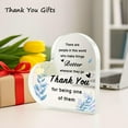 thumbnail image 3 of Thank You Gifts for Women, Men, Nurse Gifts - Acrylic Heart Thank You Gift Appreciation Gifts for Teacher Coworkers Principal Volunteer Nurse Doctor Preceptor Supervisor 3.9x3.9 Inch, 3 of 6