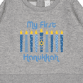 thumbnail image 3 of Inktastic 1st Hanukkah Candles Baby Sweatshirt, 3 of 4