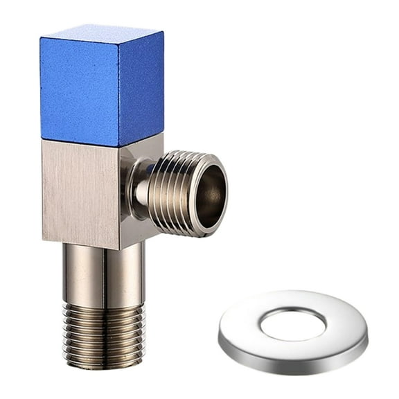 Multi Purpose Shut Off Valves Convenient Water Control Device 1/4 Angle Stop Valves Suitable for Kitchen Bathroom Toilet