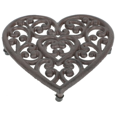 

1Pc Iron Art Hollow Placemat Heat Insulated Pot Mat Household Tableware Mat