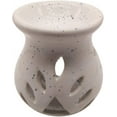 thumbnail image 2 of India Meets India Tea Light Candle Holder [White w/ Dotted - 3.5"] Ceramic Tea Light Candle Holder/Aroma Burner - Set of 2 w/ 4 Tea Lights, 2 of 3
