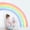 Pastel Pink, variant on Large Rainbow Wall Decals, Mural Watercolor Half Rainbow Wall Stickers Peel and Stick Vinyl Wall Art Decor for Girls Bedroom Kids Nursery Living Room Playroom Toddler