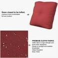 thumbnail image 4 of PARKWELL 24"x22" Red Deep Seat Bottom and Back Cushion, Water Repellent, Fade Resistant, (4 Count), 4 of 8