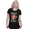 thumbnail image 3 of Betty Boop Smart with a Heart Cartoon Women's T Shirt Ladies Tee Brisco Brands S, 3 of 5