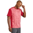 thumbnail image 4 of Sport-Tek PosiCharge Electric Heather Colorblock Tee, 4 of 6