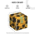thumbnail image 4 of Sikiie Hawaii Palms Leather Tissue Box Cover Square, tissue box holder, Tissue Box with Bottom Belt-5.2”x5.2”x5.2”, 4 of 7