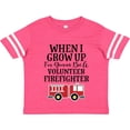 thumbnail image 3 of Inktastic Firefighter Volunteer Fireman Boys Toddler T-Shirt, 3 of 5