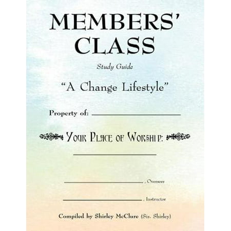 Members' Class, Study Guide - eBook