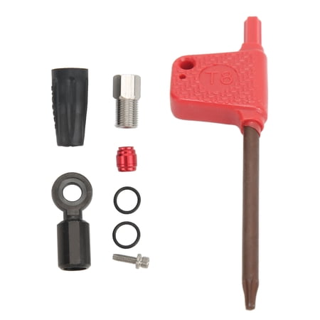 Adaptador de cable de freno de disco hidráulico para bicicleta, kit de reparación de bicicletas con inserto de conexión de oliva y adaptador de cable de freno de disco para SRAM FLAT MOUNT HRD RED22
