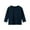 Navy, variant on WUANDIXFA Boys Long Sleeve Shirts 1-9 Years Cotton Solid Crew Neck Basic Shirts Fall Clothes,Navy,6-8 Years