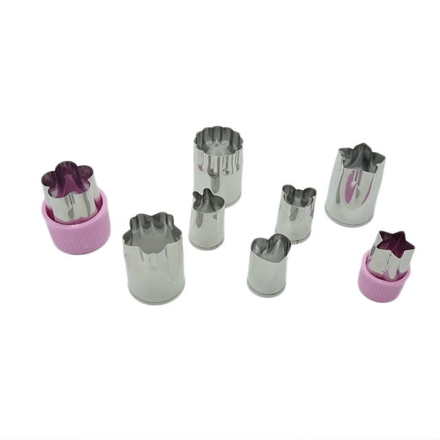 Inteprter Cortador de verduras con forma de corazón de estrella, 8 Uds., cortador de frutas con forma Floral, herramientas de cocina, utensilio de cocina Cocina y Comedor No.09 Inteprter JJ13036-09