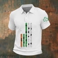 thumbnail image 2 of CHUMUD St.Patricks Day Shirts for Men Short Sleeve Moisture Wicking Shirts Golf Tennis Daily Casual Collared T-Shirt, 2 of 5