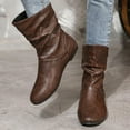 thumbnail image 6 of Women's Ankle Boots - with Comfortable Low Heel & Anti-slip and wear-resistant Outsole, 6 of 13