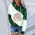 thumbnail image 2 of Tops Navideños Para Mujer, Blusas de Manga Larga, Sudaderas Con Capucha Informales Holgadas Estampadas A La Moda Odeerbi  ODB192889, 2 of 5