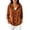 Light Brown #17, variant on Women's Button Front Hooded Knit Cardigan, Drop Shoulder Long Sleeve Loose Sweater Jacket XL