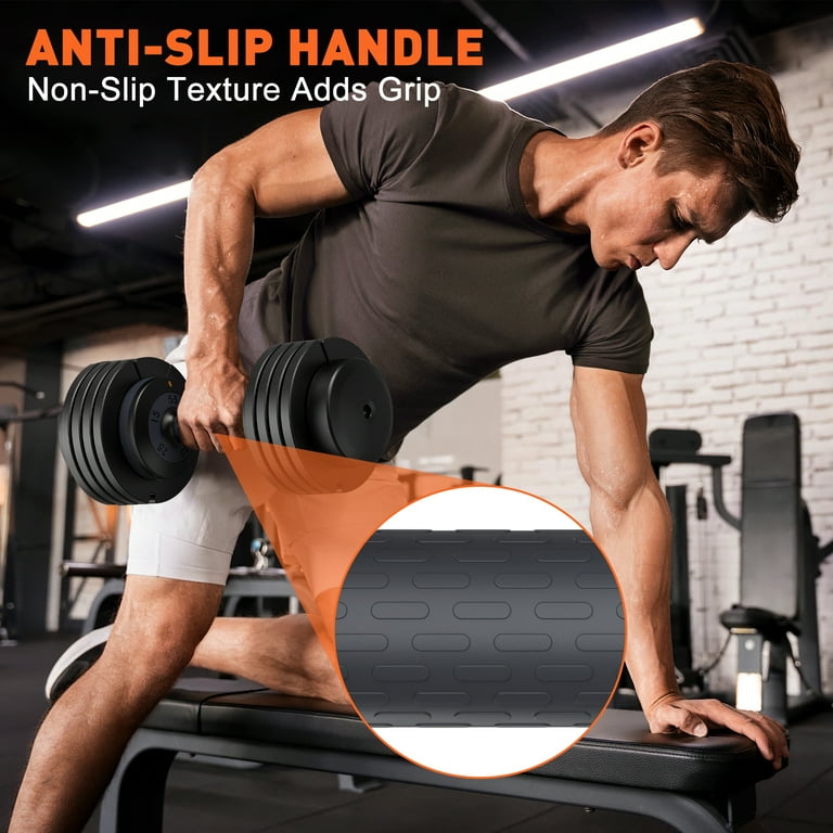 Workout with handle and plates free weights hotsell
