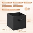thumbnail image 4 of Storage Cubes STORAGE MANIAC Durable, paquete de 6 unidades, tela negra, 4 of 7