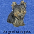 thumbnail image 2 of CafePress - Good Yorkie - Cute Infant Baby Football Bodysuit, 2 of 3