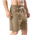 thumbnail image 3 of Generic Men's Running Athletic Shorts Quick Dry Gym Workout Shorts Fitted Exercise Hiking Shorts with Zipper Pocket, 3 of 5
