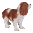thumbnail image 4 of Hi-Line Gifts King Charles Spaniel Dog Outdoor Garden Statue - 16.25" - Brown and White, 4 of 5
