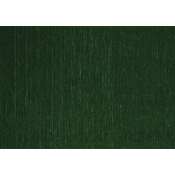 Ahgly Company Indoor Rectangle Abstract Emerald Green Contemporary Area Rugs, 7' x 9'
