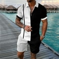thumbnail image 2 of Baqcunre Track Suits For Men Set Men'S 3D Short Sleeve Suit Shorts Beach Tropical Hawaiianss Body Sports Shorts Suit Sports Suit Mens Outfits Tops For Men Black L, 2 of 4