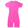 thumbnail image 2 of CHICTRY Girls Short Sleeve Swimming Jumpsuit Zippered Rash Guard Swimwear, 2 of 7