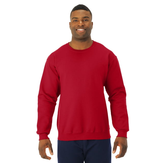 Jerzees Adult NuBlend Crew Neck Sweatshirt, 3X, True Red