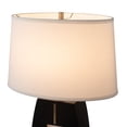 thumbnail image 6 of Delacey Table Lamp with Nightlight Ebony Wood Finish Weathered Brass, 6 of 11