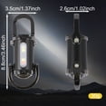 thumbnail image 2 of 1200 Lumens Mini Keychain Flashlight 1000mAh USB Rechargeable Keychain Light Waterproof Mini LED Flashlight for Outdoor Camping Emergency, 2 of 11