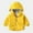 Yellow, variant on URMAGIC Toddler Boys Girls Waterproof Hooded Jackets Cotton Lined Rain Jackets 3-4 Years