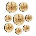 thumbnail image 1 of Pretty Sleepy Unicorn Face Wood Buttons for Crochet Knitting Sewing DIY Craft - 0.75 Inch Small (12pcs), 1 of 7