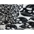 thumbnail image 4 of Ambesonne Gothic Quilted Bedspread Set 2 Pcs, Grunge Black Skulls, Twin Size, Black White, 4 of 5