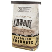 Cowboy Brand 14 Pound Long Lasting Hardwood Charcoal Briquets
