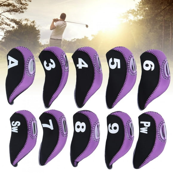 Golf Putter Headcover, Putter Headcover, Neoprene Iron Club Headcover, 10PCS for Outdoor Travel
