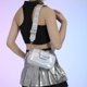 thumbnail image 3 of Bolso Bandolera Hombro Charol Mujer Sólida para Viajes Compras, 3 of 9