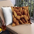 thumbnail image 1 of Ahgly Company Foods Nuts Outdoor Throw Pillow, 18 inch by 18 inch, 1 of 6