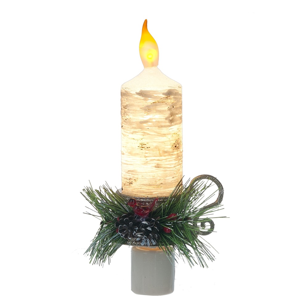 Birch LED Candle Night Light