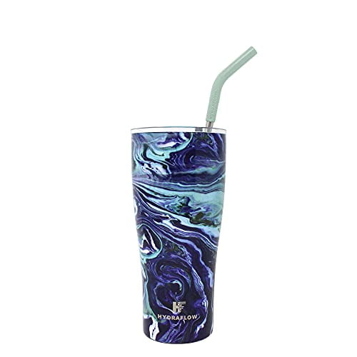 Hydraflow Capri 30oz Tumbler with Straw Triple Wall Vacuum